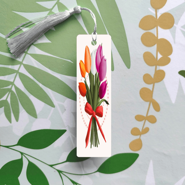 Tulipes au couleurs des drapeaux LGBT - Marque-pages