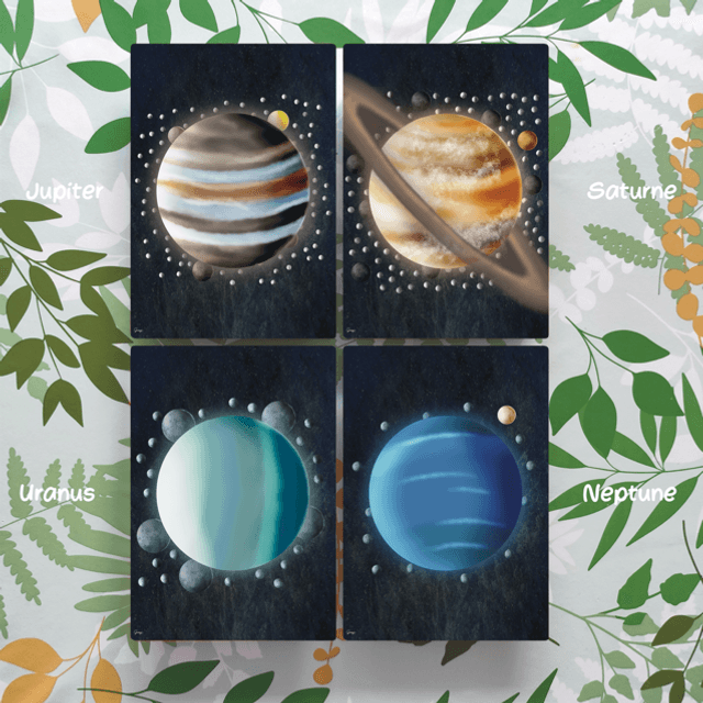 Planètes - Affiche A4