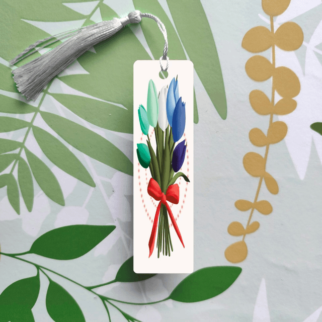 Tulipes au couleurs des drapeaux LGBT - Marque-pages