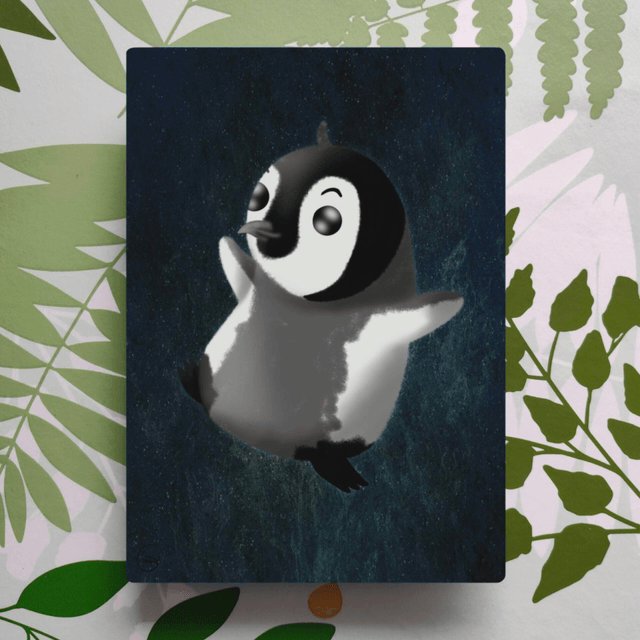 Le petit manchot - Affiche A4