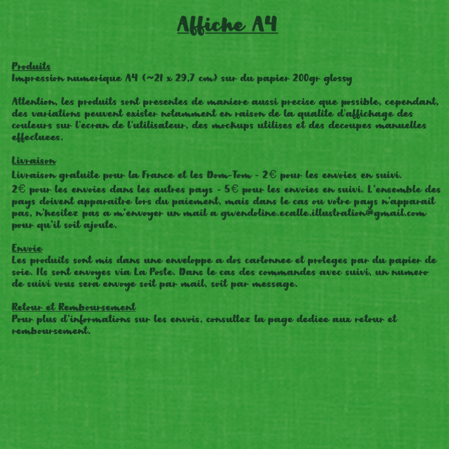 Les carnets de l’apothicaire - Affiche A4